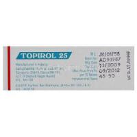 Generic  Topamax, Topiramate 25 mg Manufacturer info