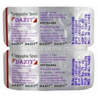 Dazit, Desloratadine 5mg tablets back