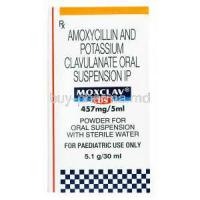 Moxclav 457 Oral Suspension, Amoxicillin/ Clavulanic Acid box