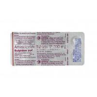 Sulpidon, Amisulpride 200mg tablets back