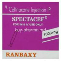 Generic  Rocephin, Ceftriaxone Sodium 2509 mg Injection and box