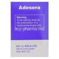 Adesera, Generic Hepsera, Adefovir Dipivoxil 10 mg Tablet Cipla warnings