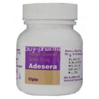 Adesera, Generic Hepsera, Adefovir Dipivoxil 10 mg Tablet Cipla bottle