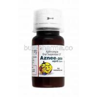 Aznee Suspension, Azithromycin and 200mg bottle