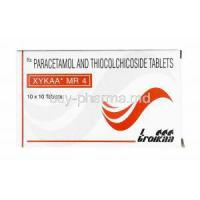 Xykaa MR, Paracetamol and Thiocolchicoside 4mg