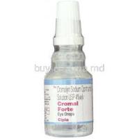 Cromal Forte, Generic  Intal Forte Eye Drop,  Sodium Cromoglycate eyedrops bottle