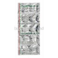 Clopitab A, Aspirin low strength and Clopidogrel 150mg capsules