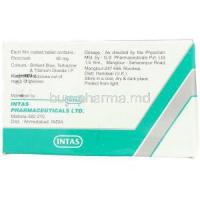 Intacoxia, Generic Arcoxia, Etoricoxib 60 mg box information