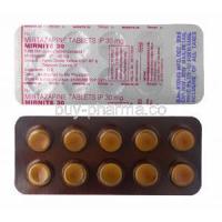 Mirnite, Mirtazapine 30mg tablets