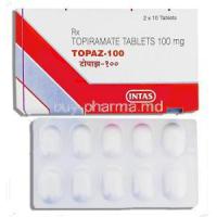 Topaz , Topiramate 100 Mg Tablet (Intas)