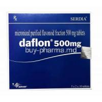 Daflon, micronized purified flavonoid fraction