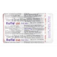 Rafle, Rifaximin 550mg tablets back