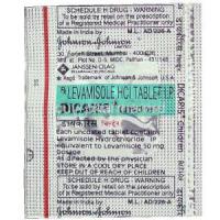 Dicaris, Generic Ergamisol,  Levamisole 50 Mg  Packaging