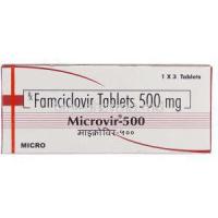 Microvir, Generic  Famvir,  Famciclovir 500 Mg Box