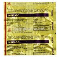 Mefloquine Hydrochloride 250mg, Mefloc, Aristo, blister pack front presentation