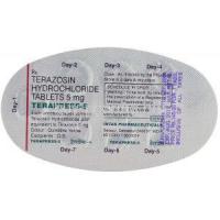 Terapress, Generic Hytrin,  Terazosin Tablet Packaging