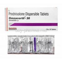 Omnacortil, Prednisolone 30mg box and tablets