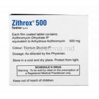 Zithrox, Azithromycin 500mg composition