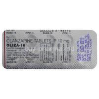 Generic Zyprexa, Oliza, Olanzapine packaging