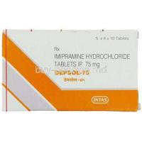 Depsol, Generic  Tofranil,  Imipramine Hydrochloride  75 Mg Box