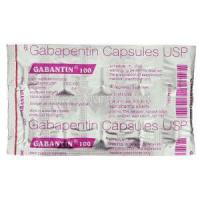 Gabantin, Generic  Neurontin,   Gabapentin 100 Mg Capsule