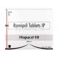 Hopace 10 , Ramipril 10mg, Tablet, Box