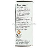 Predmet,  Prednisolone Acetate 1% 10 Ml Eyedrops Box Information
