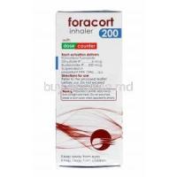 Foracort Inhaler, Formoterol Fumarate 6mcg and Budesonide 200mcg composition