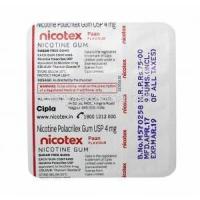 Nicotex Gum Paan Flavour, Nicotine 4mg gums back