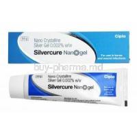 Silvercure Nanogel, Nano Crystalline Silver 50g box and tube