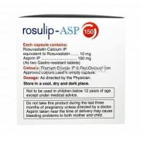 Rosulip-ASP,  Rosuvastatin 10mg and Aspirin 150mg composition