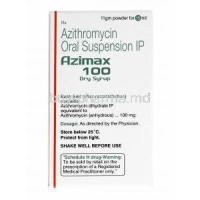 Azimax Dry Syrup Peppermint Flavour 15ml, Azithromycin 100mg composition
