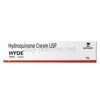 Hyde, Hydroqinone Cream 3% 30g box