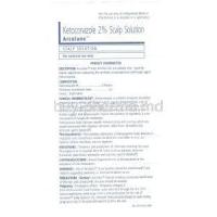 Arcolane, Generic Nizoral, Ketoconazole Information Sheet 1