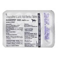Doxypet for Animals 300mg tablet back
