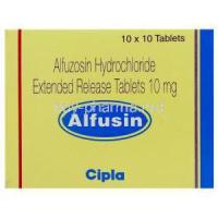 Alfusin, Generic  Uroxatral, Alfuzosin 10 mg (Cipla)