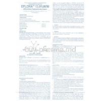 Eflora, Generic Vaniqa, Eflornithine Information Sheet 1