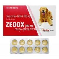 Zedox, Doxycycline 300mg box and tablets