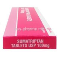Sumatriptan Tablets USP 100mg, 1 x 6 tablets, Sava, box
