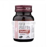 Dilantin, Phenytoin 100mg bottle