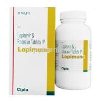 Lopimune, Ritonavir and Lopinavir box and bottle