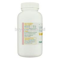 Lopimune,  Generic Kaletra,  Lopinavir/ Ritonavir Bottle