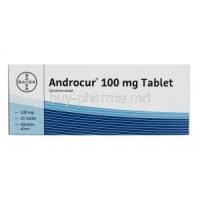 Androcur, Cyproterone 100mg box