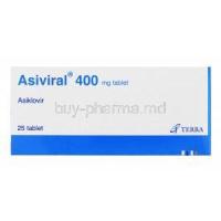 Asiviral, Acyclovir 400mg box