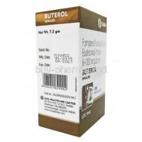 BUTEROL (CFC Free) Inhaler 200mcg+6mcg 120 MD box