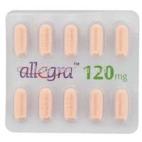 Allegra, Fexofenadine Hcl 120mg Tablet Strip