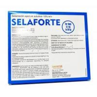 SELAFORTE For Small Dogs 5.1kg to 10kg 0.5ml x 6 Pipettes ,Box information, Ingredients, Dosage, Warnings, Manufacturer
