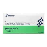 Rapacan, Sirolimus 1mg box front