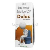 Dulac, Lactulose Solution 100ml box front