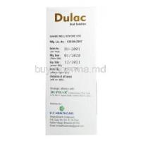 Dulac, Lactulose Solution 100ml manufacturer